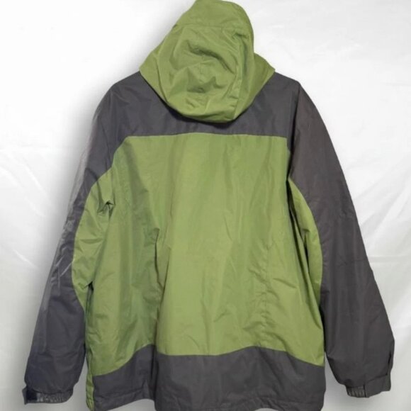 ZeroXPosur Men’s XL Green Black Ski Snowboard Winter Jacket Waterproof Coat - Picture 4 of 6